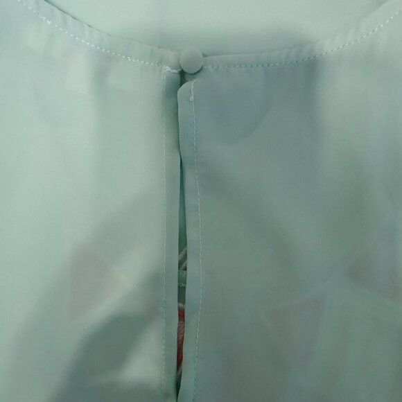 UMGEE USA TANK TOP BLUE TEAL COLOR EMBROIDERED AZTEC DESIGN SIZE LARGE - Picture 5 of 9